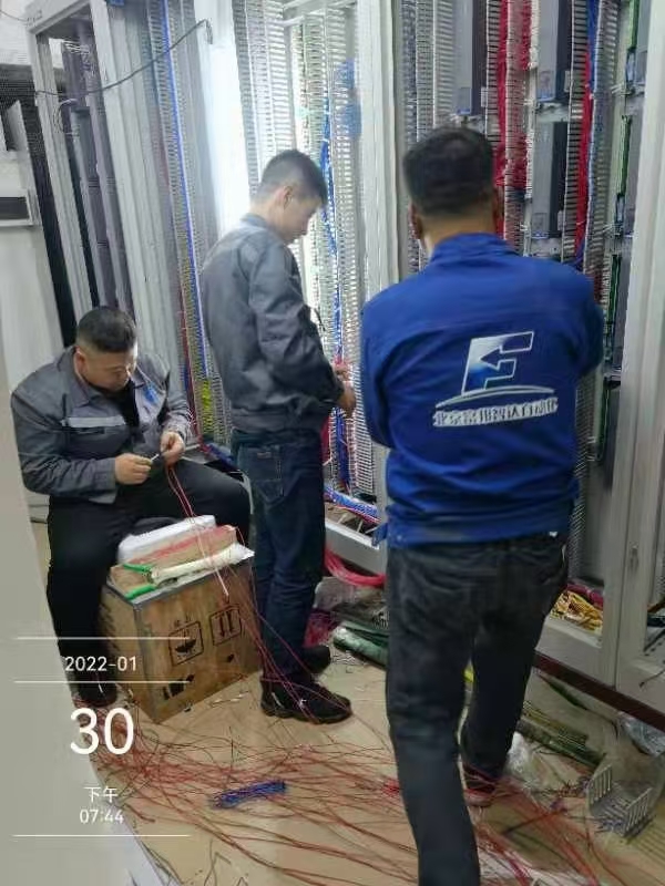 廣東某大型化工企業(yè)自動化項目春節(jié)加班施工掠影